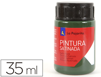 Pintura látex La Pajarita verde pino 35ml.